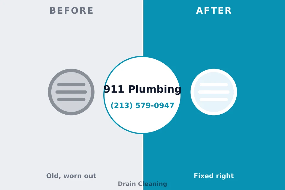 Before and after: plumbing repair Harrisburg, OR